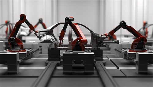 Robotachtige onderdelen en componenten productie